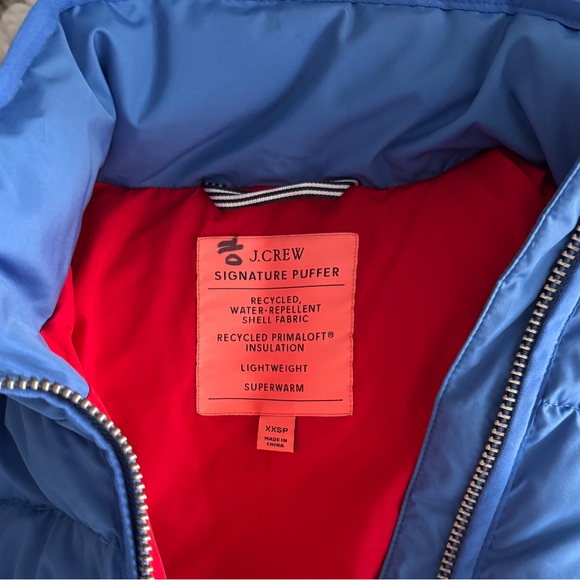 J. Crew Chateau Puffer Full Zip Jacket With PrimaLoft Size XXSP - Picture 11 of 16